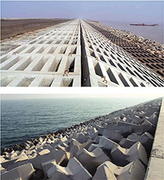 南通滨海园区三夹沙围垦一期防波堤工程