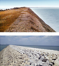 天津南港工业区北防波堤工程二标段