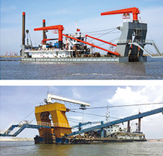 2500立方绞吸式挖泥船